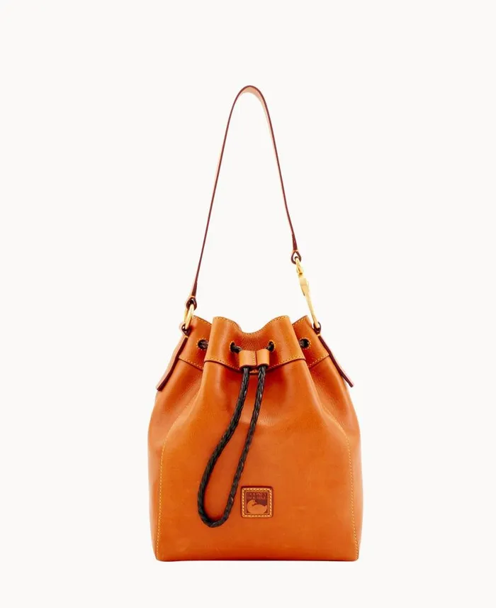 Dooney and Bourke Florentine Hattie Drawstring Natural WomenMen Shoulder Bags Dooney and Bourke Florentine Hattie Drawstring Natural WomenMen Shoulder Bags