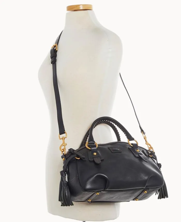 Dooney and Bourke Florentine Medium Mail Satchel Black Black WomenMen Satchels Dooney and Bourke Florentine Medium Mail Satchel Black Black WomenMen Satchels