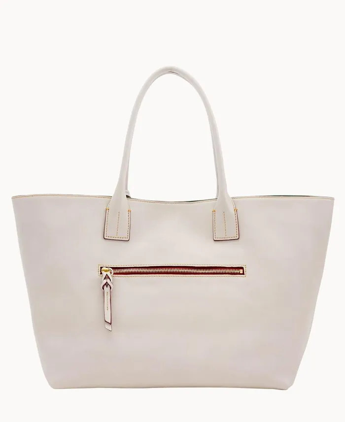 Dooney and Bourke Florentine Medium Russel Bag Ecru WomenMen Totes