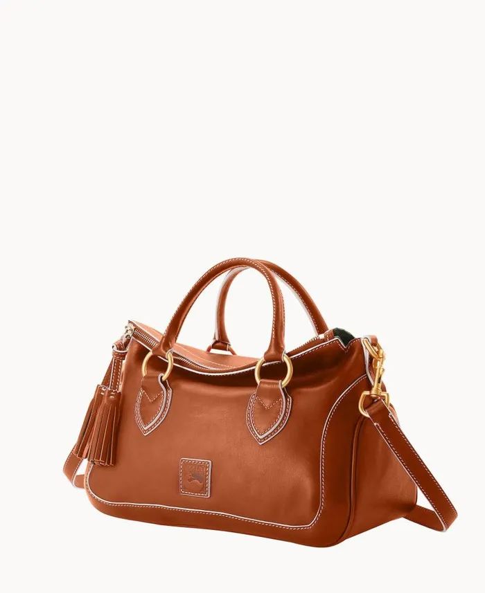 Dooney and Bourke Florentine Medium Satchel Natural WomenMen Satchels