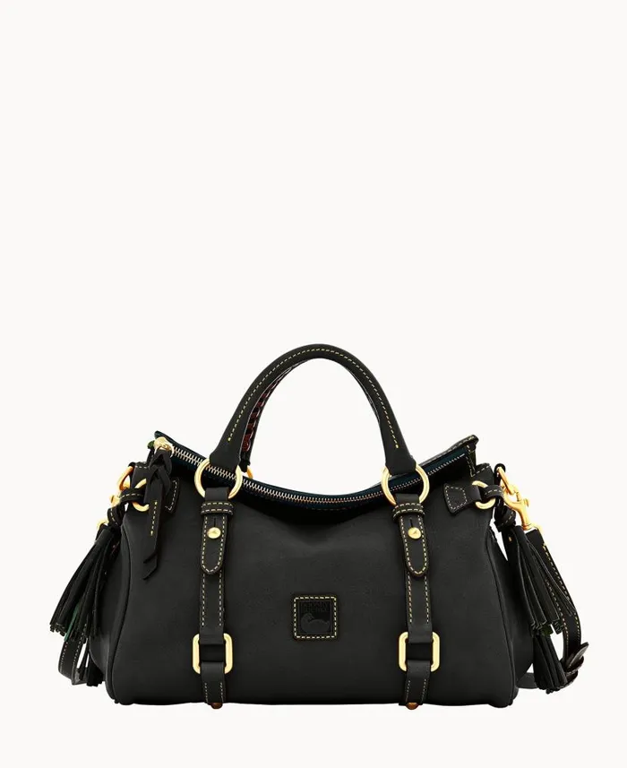 Dooney and Bourke Florentine Mini Satchel Black Black WomenMen Satchels
