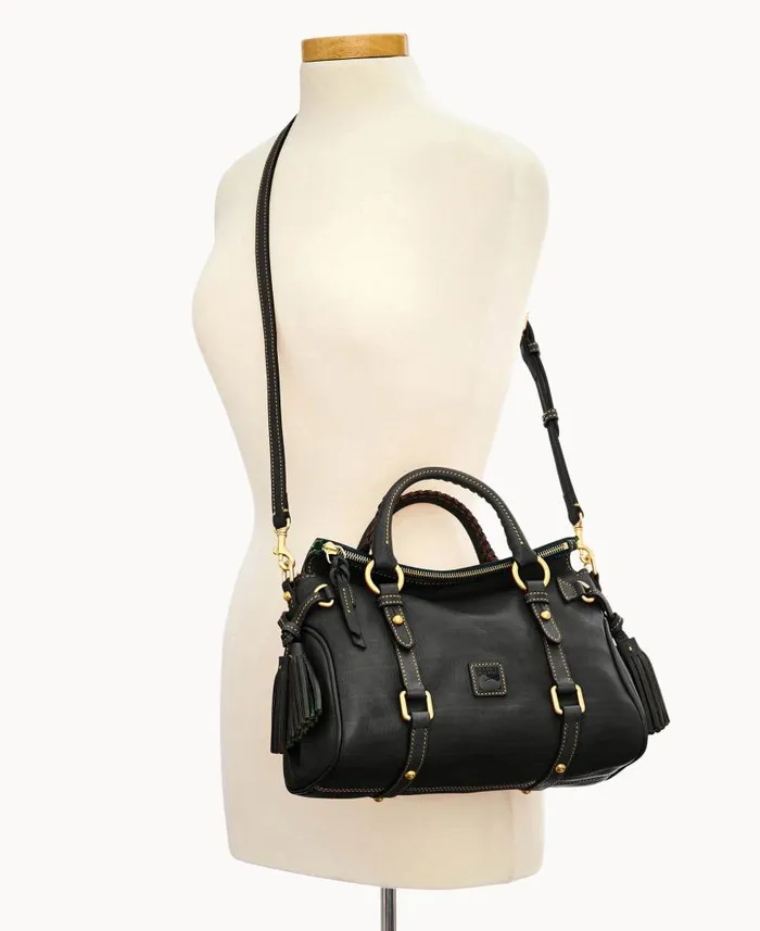 Dooney and Bourke Florentine Mini Satchel Black Black WomenMen Satchels