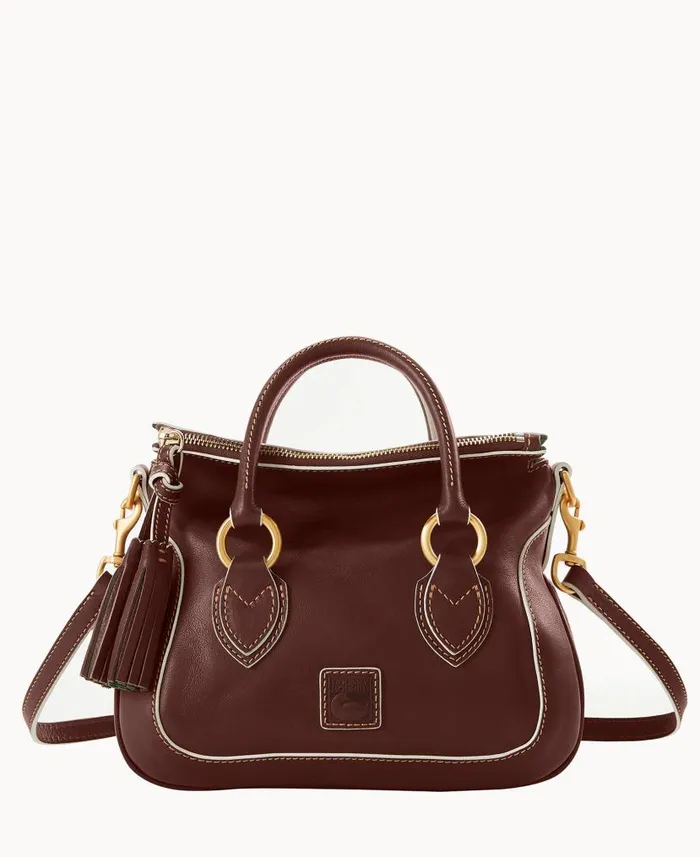 Dooney and Bourke Florentine Small Satchel Chestnut WomenMen Satchels