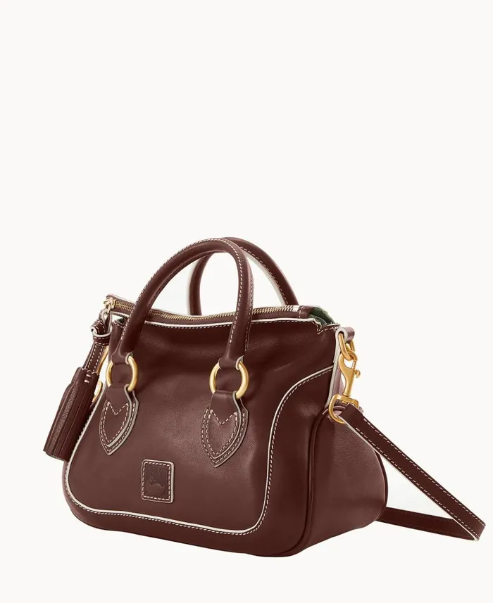Dooney and Bourke Florentine Small Satchel Chestnut WomenMen Satchels