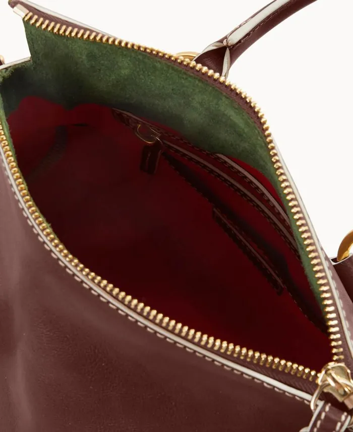 Dooney and Bourke Florentine Small Satchel Chestnut WomenMen Satchels