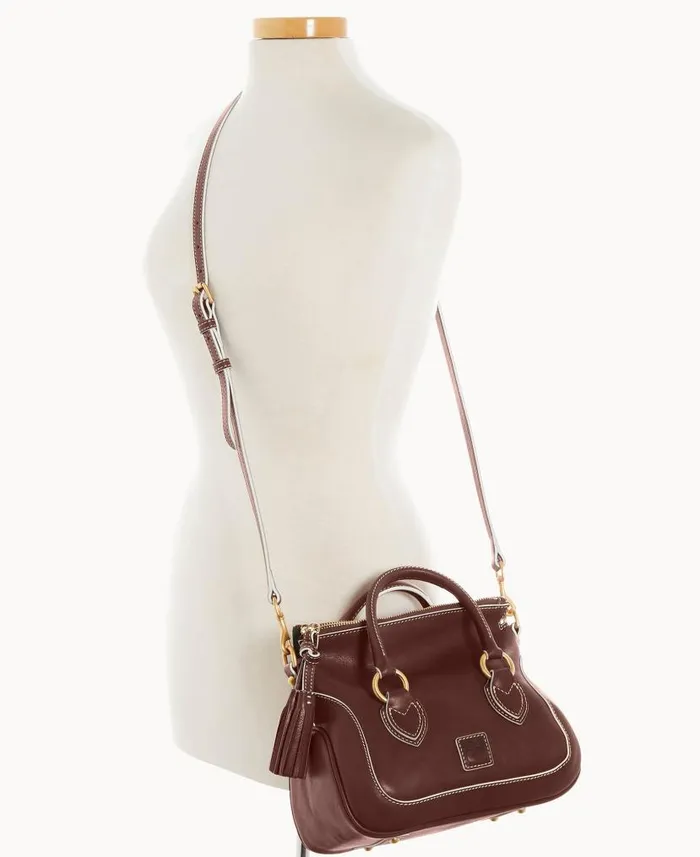 Dooney and Bourke Florentine Small Satchel Chestnut WomenMen Satchels