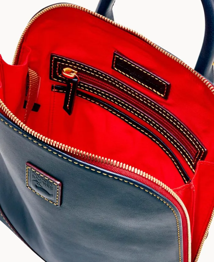 Dooney and Bourke Florentine Small Zip Pod Backpack Navy WomenMen Backpacks