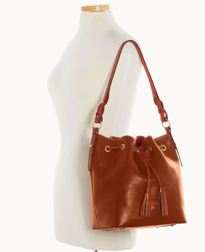 Dooney and Bourke Florentine Tasha Drawstring Natural Tan WomenMen Shoulder Bags Dooney and Bourke Florentine Tasha Drawstring Natural Tan WomenMen Shoulder Bags