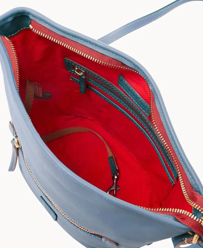 Dooney and Bourke Florentine Zip Sac Denim WomenMen Shoulder Bags