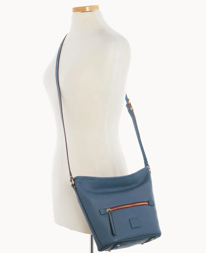 Dooney and Bourke Florentine Zip Sac Denim WomenMen Shoulder Bags