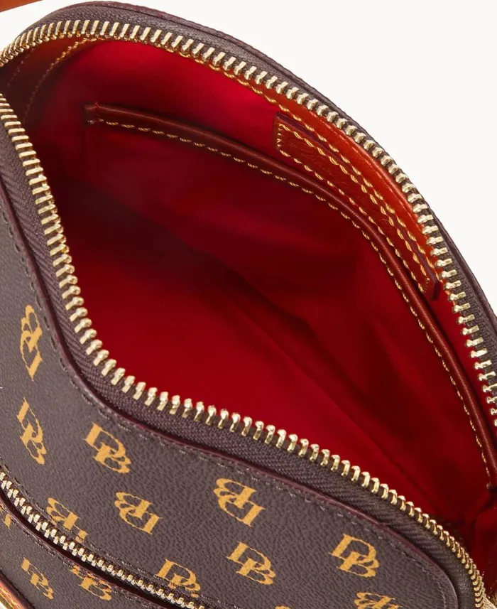 Dooney and Bourke Gretta Domed Crossbody Brown Tmoro WomenMen Crossbodies