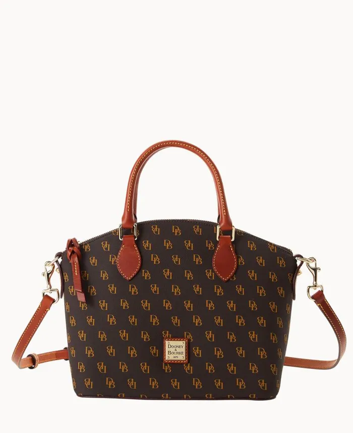 Dooney and Bourke Gretta Geena Satchel Brown Tmoro WomenMen Satchels