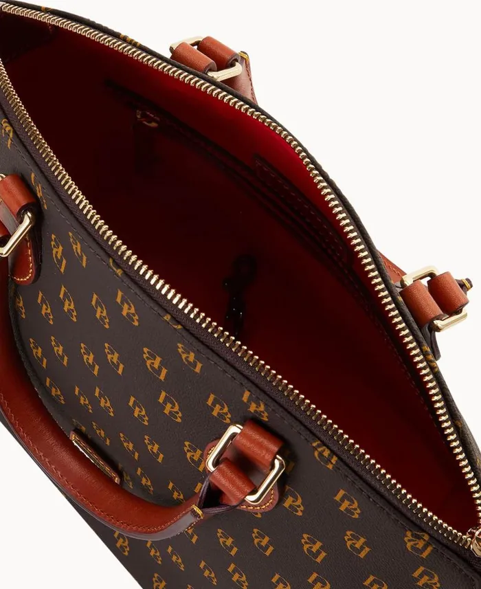 Dooney and Bourke Gretta Geena Satchel Brown Tmoro WomenMen Satchels