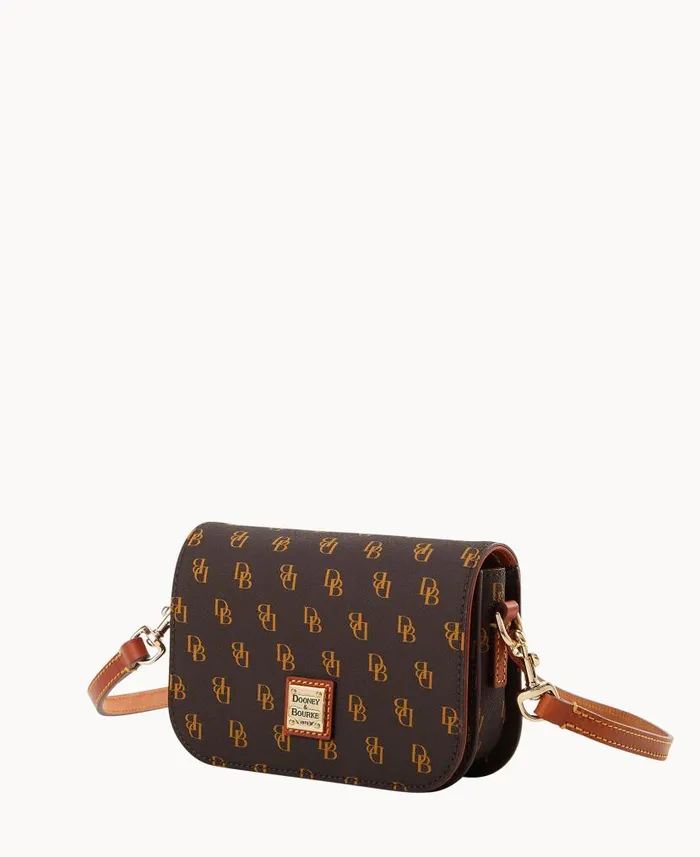 Dooney and Bourke Gretta Kitty Crossbody Brown Tmoro WomenMen Crossbodies
