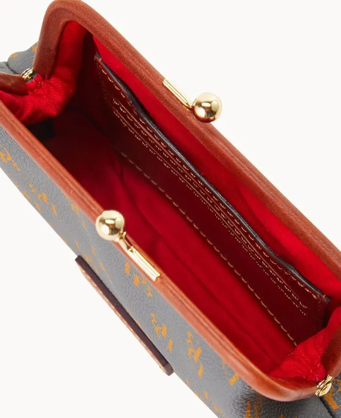 Dooney and Bourke Gretta Large Frame Purse Slate WomenMen Wallets
