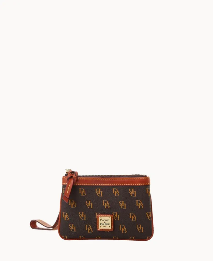 Dooney and Bourke Gretta Medium Wristlet Brown Tmoro WomenMen Wallets