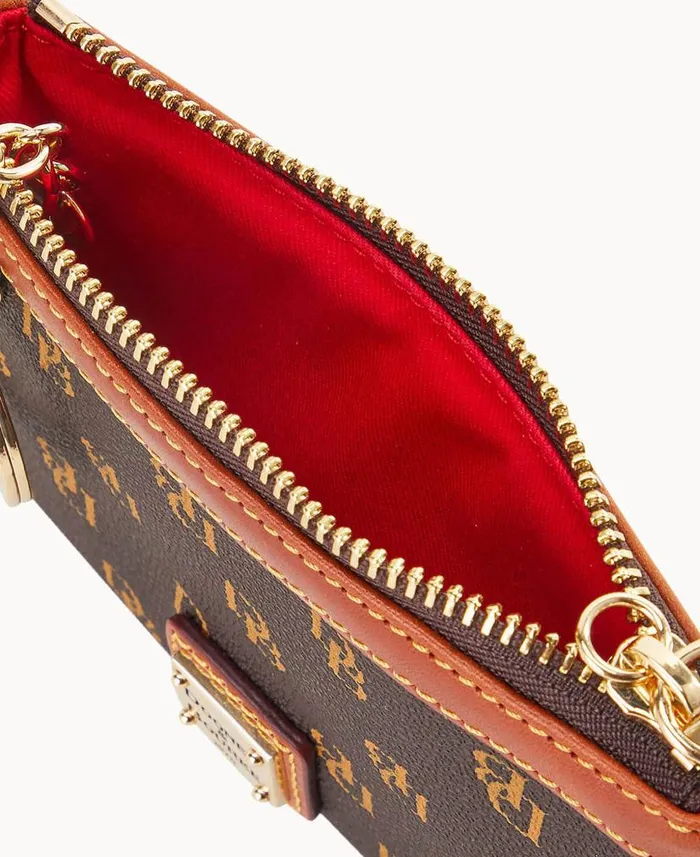 Dooney and Bourke Gretta Medium Wristlet Brown Tmoro WomenMen Wallets