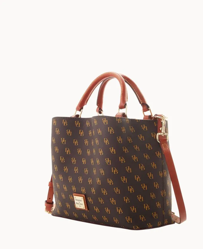 Dooney and Bourke Gretta Small Brenna Brown Tmoro WomenMen Satchels
