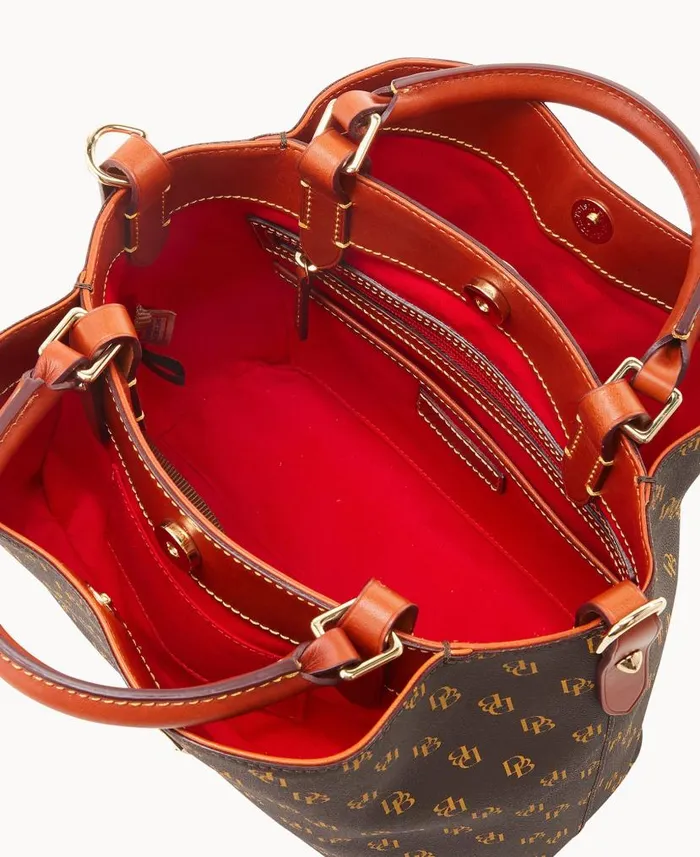 Dooney and Bourke Gretta Small Brenna Brown Tmoro WomenMen Satchels