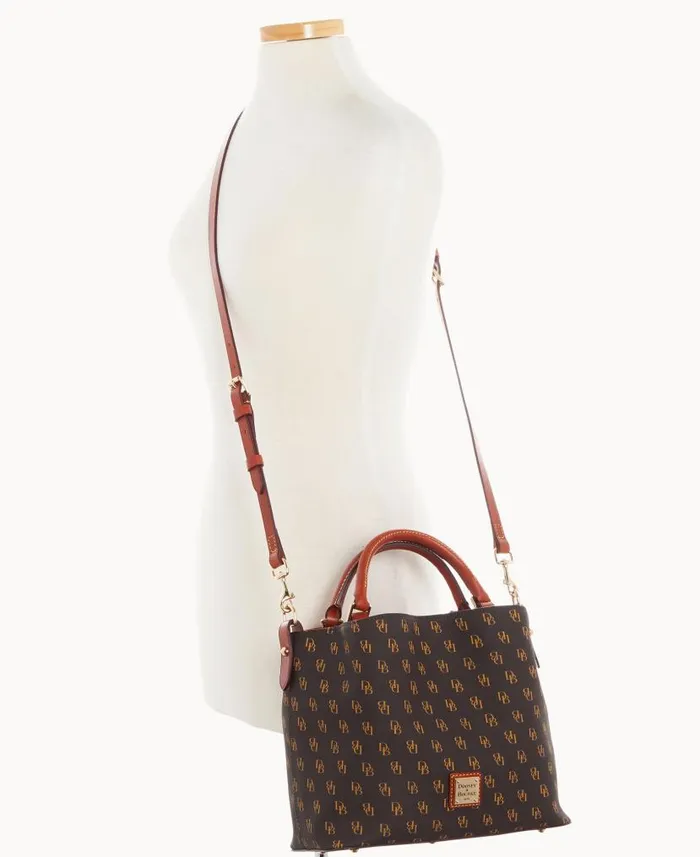 Dooney and Bourke Gretta Small Brenna Brown Tmoro WomenMen Satchels