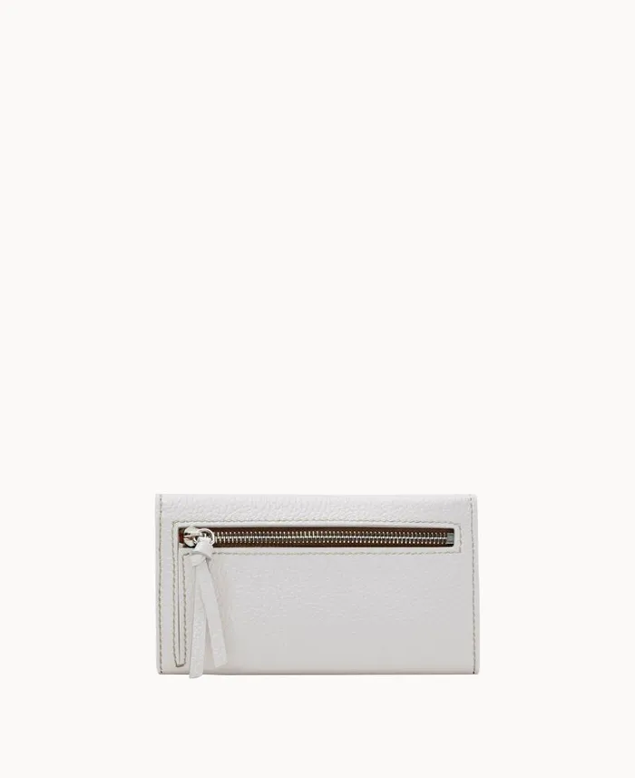 Dooney and Bourke Henrys Continental Clutch White WomenMen Wallets