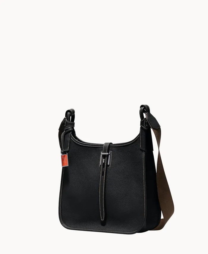 Dooney and Bourke Henrys Large Crossbody Black WomenMen Crossbodies
