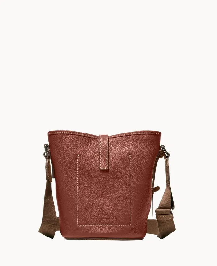 Dooney and Bourke Henrys Small Bucket Bag Chocolate WomenMen Crossbodies