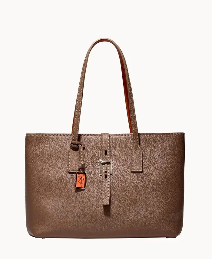 Dooney and Bourke Henrys Zip Top Tote Taupe WomenMen Totes