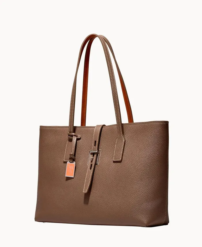 Dooney and Bourke Henrys Zip Top Tote Taupe WomenMen Totes