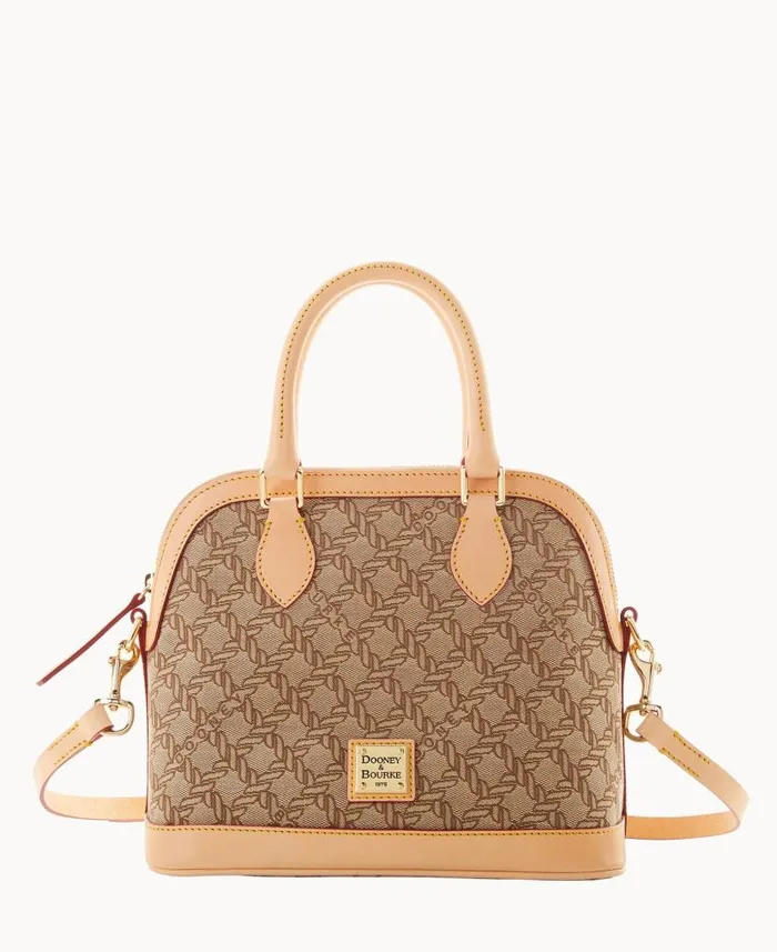 Dooney and Bourke Maritime Satchel Brown WomenMen Satchels