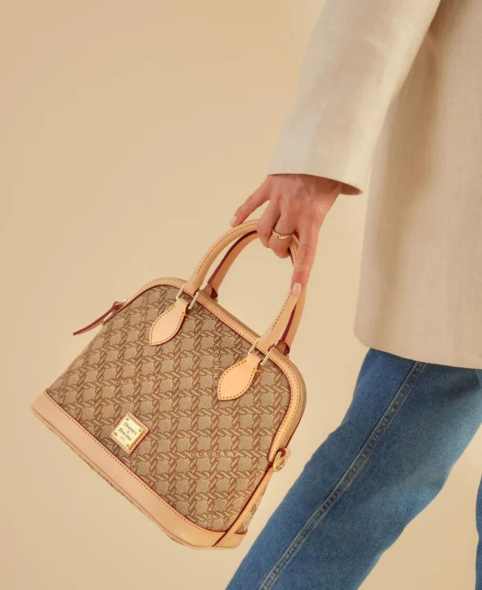 Dooney and Bourke Maritime Satchel Brown WomenMen Satchels