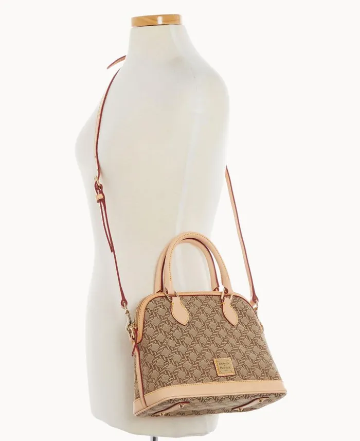 Dooney and Bourke Maritime Satchel Brown WomenMen Satchels