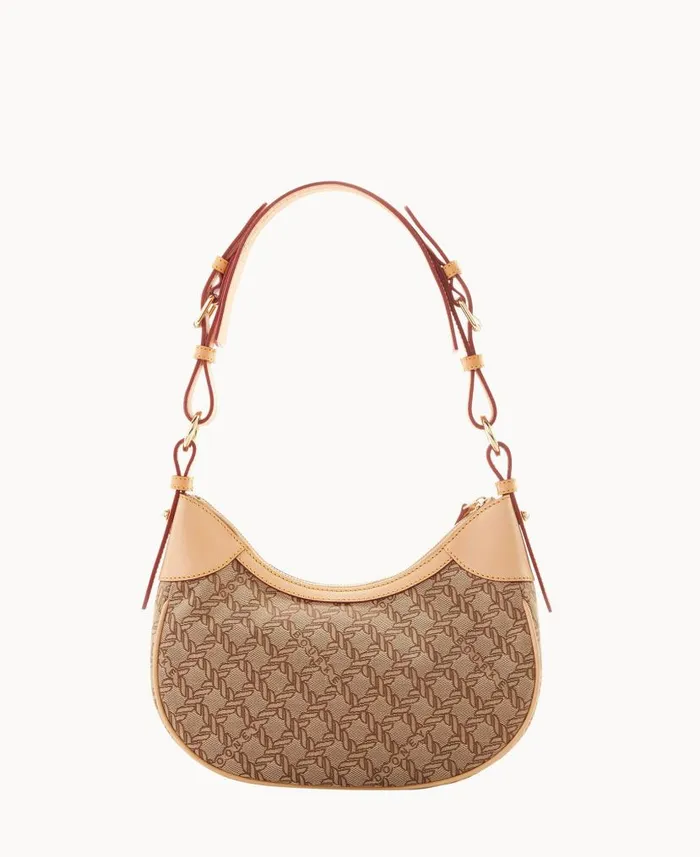 Dooney and Bourke Maritime Small Hobo Brown WomenMen Shoulder Bags