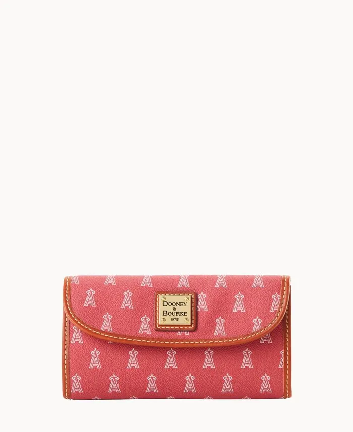 Dooney and Bourke MLB Angels Continental Clutch Angels WomenMen Wallets