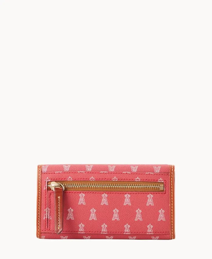 Dooney and Bourke MLB Angels Continental Clutch Angels WomenMen Wallets