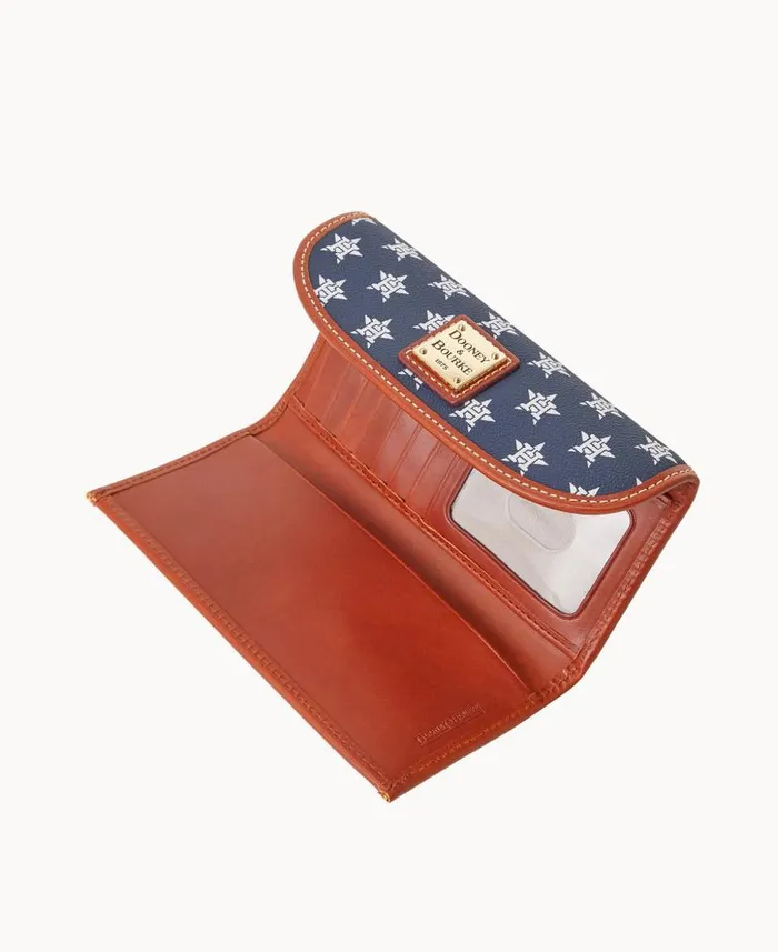 Dooney and Bourke MLB Astros Continental Clutch Astros WomenMen Wallets