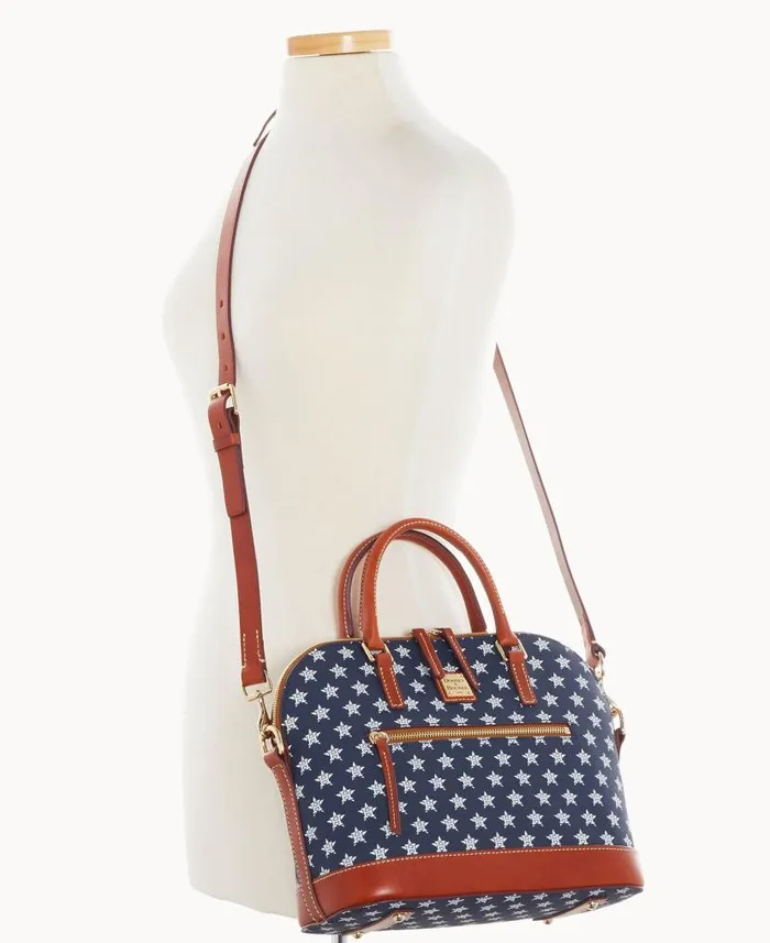 Dooney and Bourke MLB Astros Domed Zip Satchel Astros WomenMen Satchels