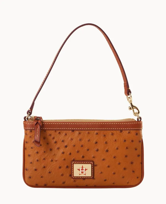 Dooney and Bourke MLB Astros Large Slim Wristlet Astros WomenMen Wallets