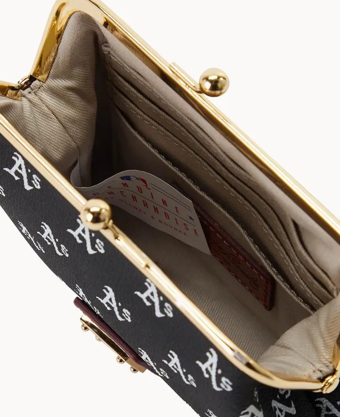 Dooney and Bourke MLB Athletics Large Framed Purse Athletics WomenMen Wallets Dooney and Bourke MLB Athletics Large Framed Purse Athletics WomenMen Wallets