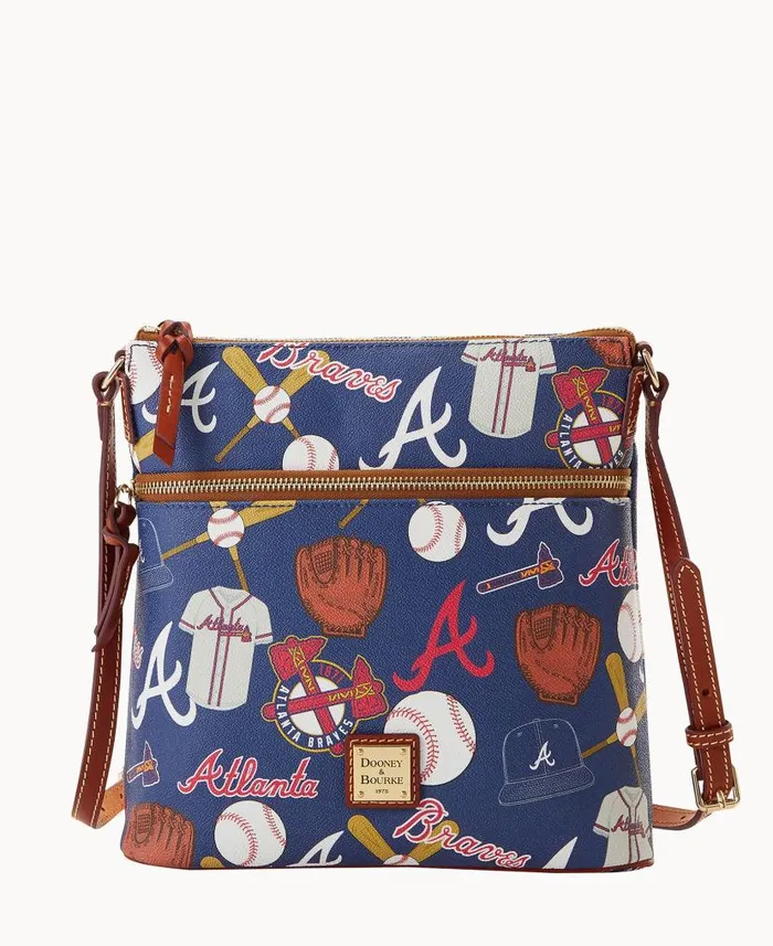 Dooney and Bourke MLB Braves Crossbody Braves WomenMen Crossbodies