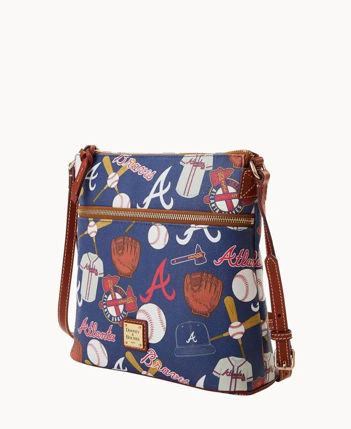 Dooney and Bourke MLB Braves Crossbody Braves WomenMen Crossbodies