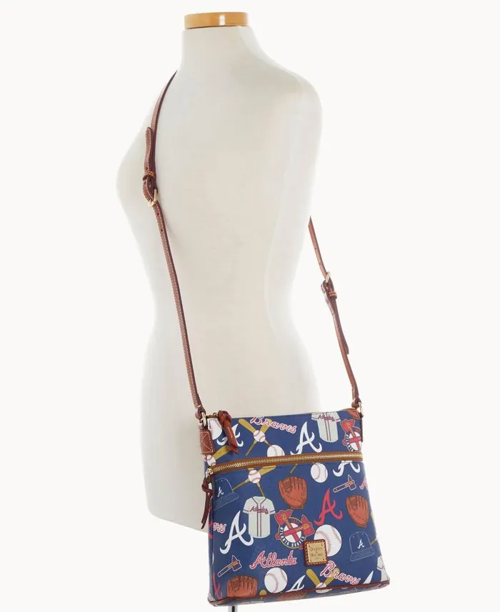 Dooney and Bourke MLB Braves Crossbody Braves WomenMen Crossbodies