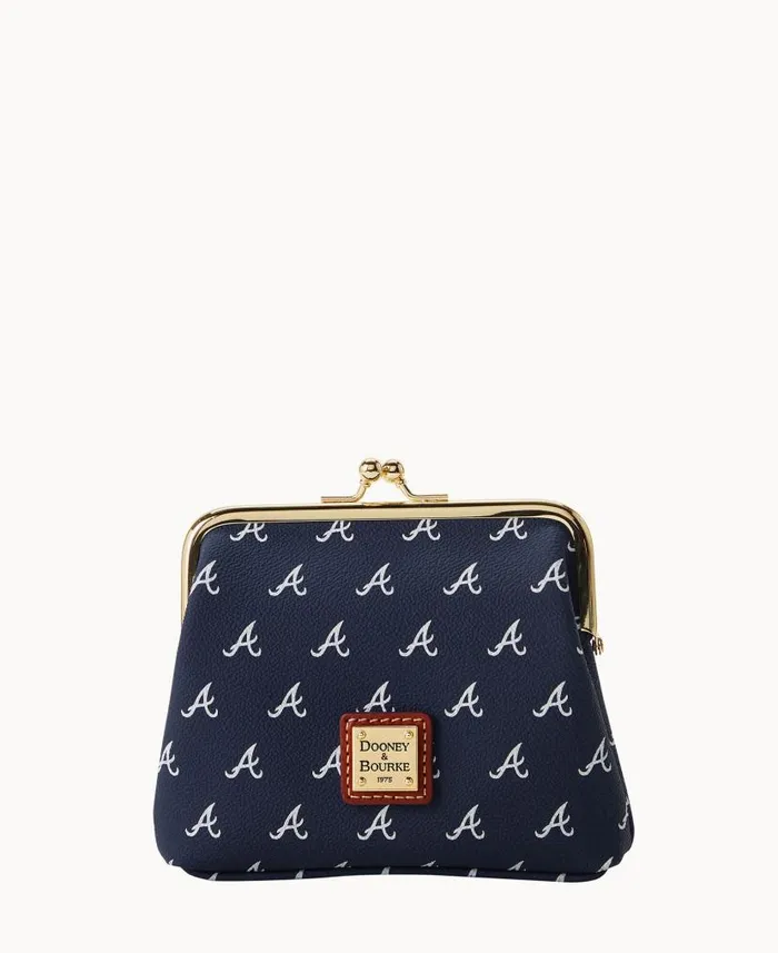 Dooney and Bourke MLB Braves Large Framed Purse Braves WomenMen Wallets