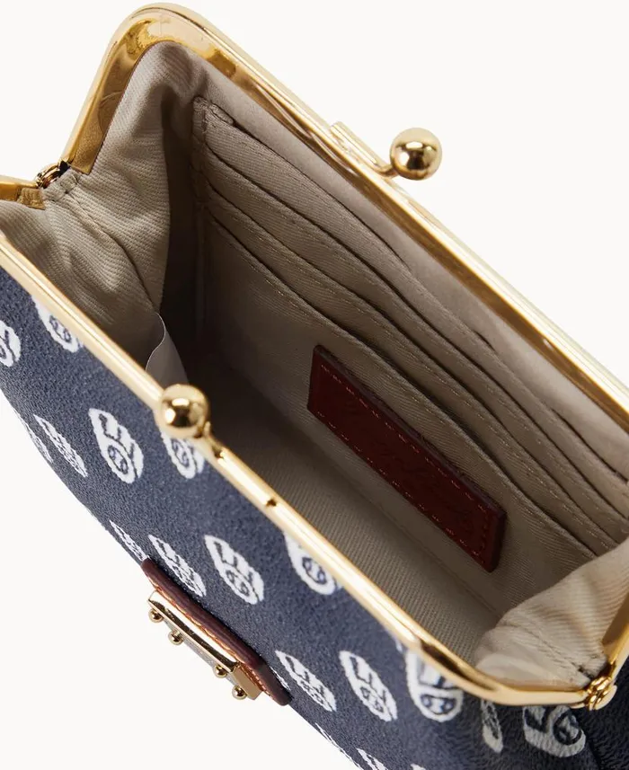 Dooney and Bourke MLB Brewers Large Framed Purse Brewers WomenMen Wallets