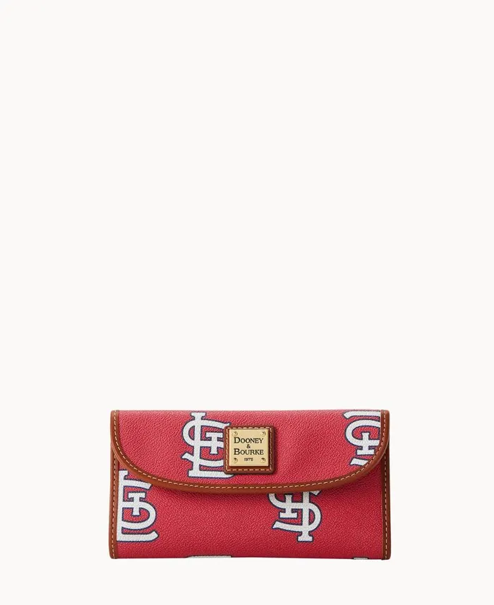 Dooney and Bourke MLB Cardinals Continental Clutch Cardinals WomenMen Wallets Dooney and Bourke MLB Cardinals Continental Clutch Cardinals WomenMen Wallets