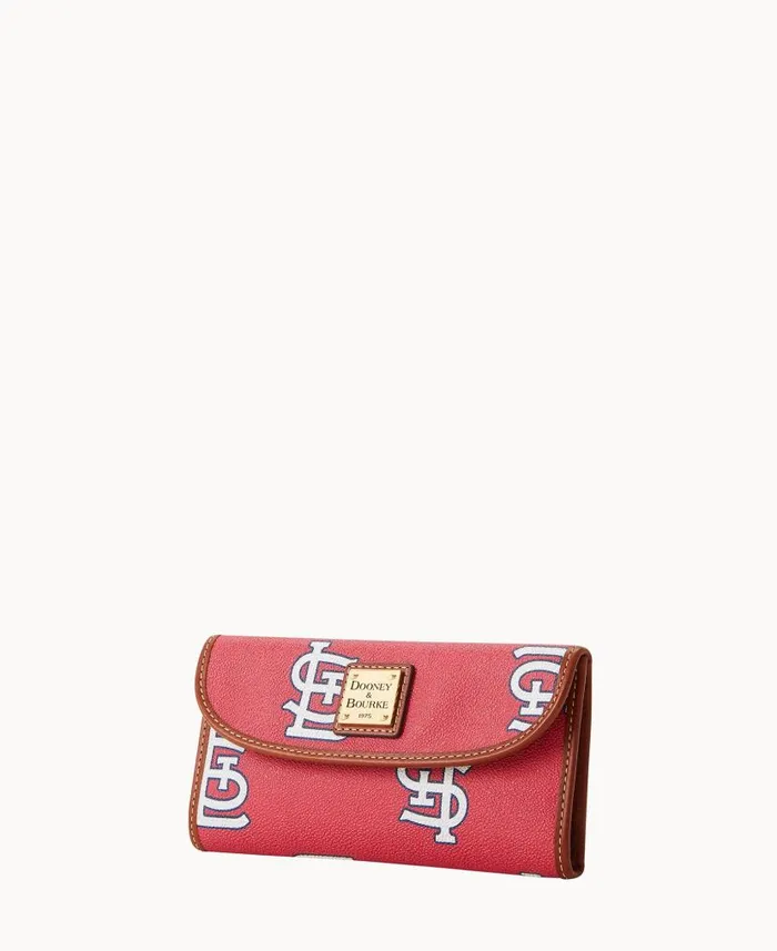 Dooney and Bourke MLB Cardinals Continental Clutch Cardinals WomenMen Wallets Dooney and Bourke MLB Cardinals Continental Clutch Cardinals WomenMen Wallets