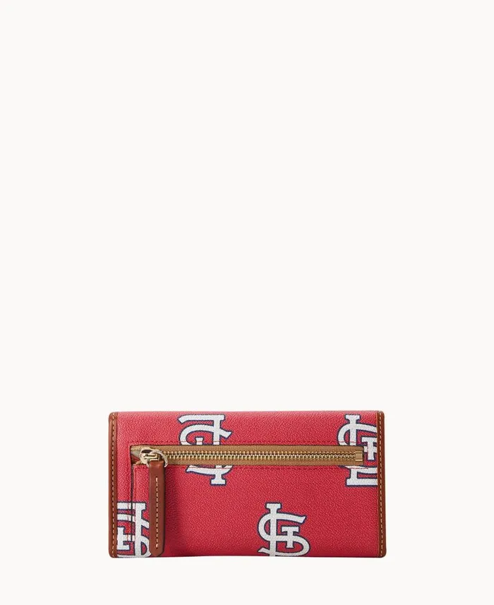 Dooney and Bourke MLB Cardinals Continental Clutch Cardinals WomenMen Wallets Dooney and Bourke MLB Cardinals Continental Clutch Cardinals WomenMen Wallets