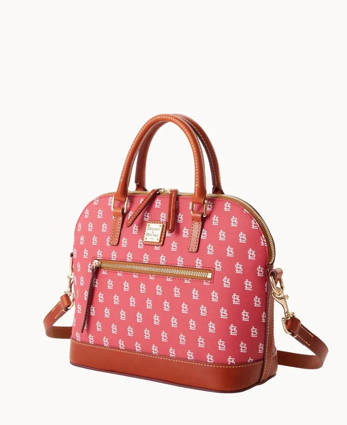 Dooney and Bourke MLB Cardinals Domed Zip Satchel Cardinals WomenMen Satchels Dooney and Bourke MLB Cardinals Domed Zip Satchel Cardinals WomenMen Satchels