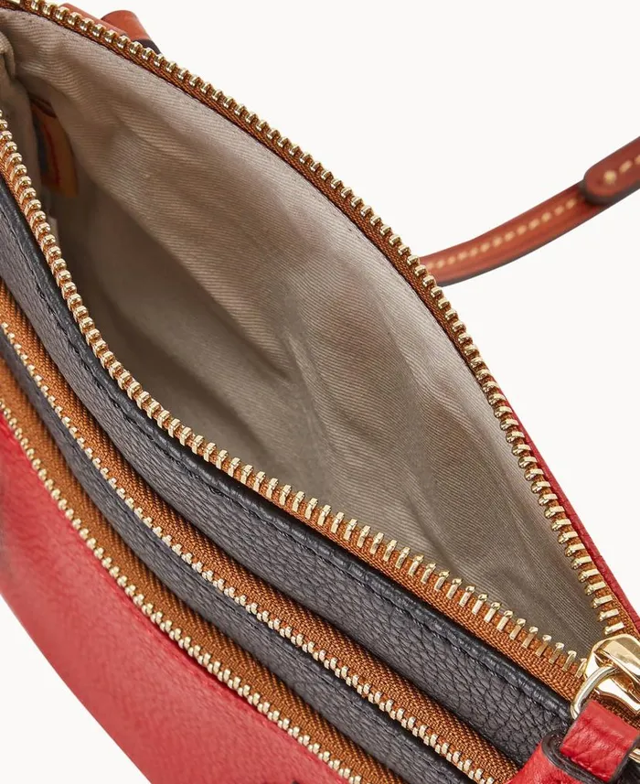 Dooney and Bourke MLB Cardinals Triple Zip Crossbody Cardinals WomenMen Crossbodies Dooney and Bourke MLB Cardinals Triple Zip Crossbody Cardinals WomenMen Crossbodies