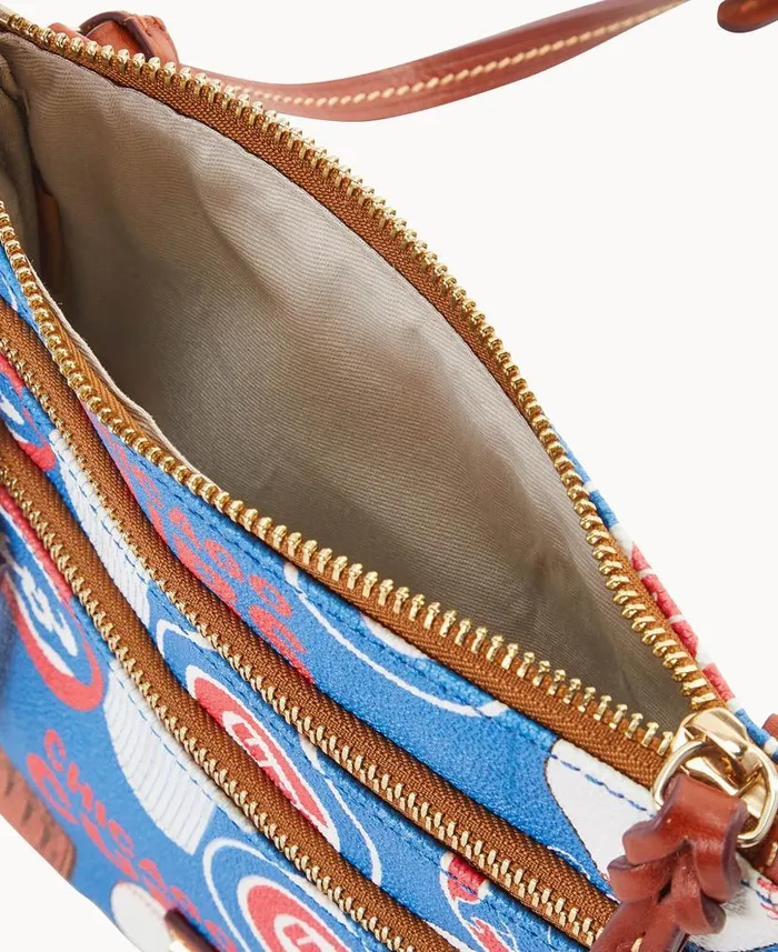 Dooney and Bourke MLB Cubs N S Triple Zip Crossbody Cubs WomenMen Crossbodies Dooney and Bourke MLB Cubs N S Triple Zip Crossbody Cubs WomenMen Crossbodies